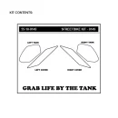 B-Ware Stompgrip Tankpad Motorrad hybrid Volcano passend...