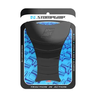 B-Ware Stompgrip Universal Tankpad Motorrad Smoothridge schwarz 189 x 145 mm