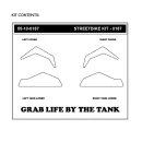 B-Ware Stompgrip Tankpad Motorrad schwarz Icon passend...