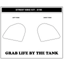 B-Ware Stompgrip Tankpad Motorrad schwarz Icon passend...