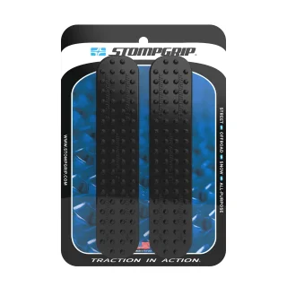 B-Ware Stompgrip Universal Tankpad Motorrad Volcano schwarz 210 mm x 45 mm