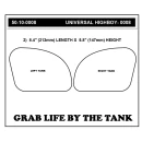 Stompgrip Universal Tankpad transparent Super Volcano 143...